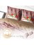 Brown & Rose 3D Pamuk Saten Çift Kişilik Nevresim Takımı 4