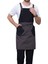 Askılı Önlük Master Şef - Barista - Aşçı - Kuaför - Tattoo - Mutfak - Chef Garson Önlüğü Siyah 1