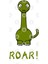 Cute Dinosaur Roar Kupa Bardak 3