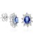 Safir 2.47 Ct Pırlanta Küpe 1