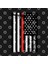 Distressed Fire Fighter Thin Red Line Flag Kupa Bardak 3