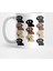 Labrador Retriever All Colors Cartoon Head Kupa Bardak 1