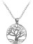 Kadın Antik Gümüş Kaplama Hayat Ağacı Figürlü Kolye 4