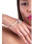 Kadın Antik Gümüş Kaplama Swarovski Taşlı Kilit&anahtar Charm Bilezik 2