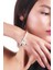 Kadın Antik Gümüş Kaplama Swarovski Taşlı Kilit&anahtar Charm Bilezik 2