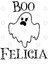 Boo Felicia Halloween Design Kupa Bardak 3