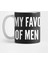 My Favorite Type Of Men İs Ramen - Funny Slogan Girl Power Statement Kupa Bardak 1