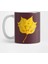 Fancy Watercolor Yellow Autumn Leaf Kupa Bardak 1