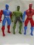 Spider-Man,hulk ve Captain America Işıklı Oyuncak 20 cm 1