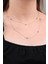 Mix Sıra Taşlı 90 cm Gümüş Kolye 6632 1