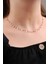 Pullu Rose Gümüş Choker Kolye 6582 2