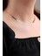 Rose Gümüş Pullu Choker Kolye 6573 2
