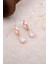 Quartz Damla Taşlı Rose Gümüş Küpe 4964 1