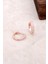 Rose Gümüş Mini Boy 12 mm Zirkon Taşlı Halak Küpe 4967 1