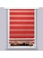 Zebra Perde 616-11 Etek Dilimli kırmızı MZ616-11E 40x260 cm 3