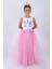Unicorn Kız Çocuk Abiye Pudra MDV146 3