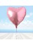 Kalp Folyo Balon 45 cm Pembe 2