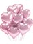 Kalp Folyo Balon 45 cm Pembe 3