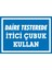 Daire Testerede İtici Çubuk Kullan 2.6 mm PVC Uyarı Levhası 25 x 35 cm 1