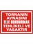 Tornanın Aynasını Elle Durdurmak Tehlikeli ve Yasaktır 2.6 mm PVC Uyarı Levhası 25 x 35 cm 1