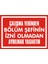 Çalışma Yerinden Bölüm Şefinin İzni Olmadan Ayrılmak Yasaktır (Kendinden Yapışkanlı Etiket) 17,5 x 25 cm 1