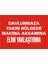 Davlumbaza Yakın Bölgede Makina Aksamına Elini Yaklaştırma Galvaniz Uyarı Levhası 17,5 x 25 cm 1
