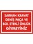 Sarkan Kravat Geniş Paça ve Bol Etekli Önlük Giymeyiniz (Kendinden Yapışkanlı Etiket) 17,5 x 25 cm 1