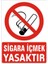 Sigara Içmek Yasaktır (Kendinden Yapışkanlı Etiket) 17,5 x 25 cm 1