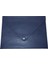 A4 Suni Deri Zarf Çıtçıtlı Dosya 25,5 x 33,5 cm Lacivert 1