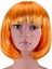 Turuncu Renk Parti Peruğu Küt Saç 1