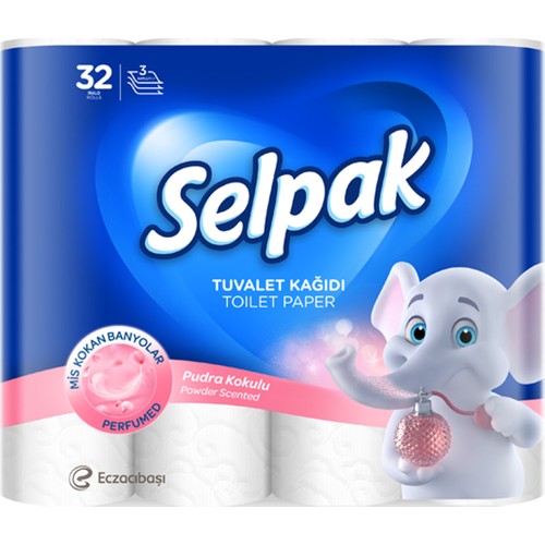 Selpak Tuvalet Kağıdı 32'li Pudra Kokulu