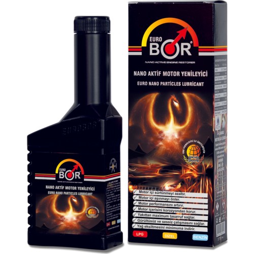 Euro Bor Nano Aktif Motor Yenileyici Onarıcı Koruyucu Yağ Katkısı 300 ml