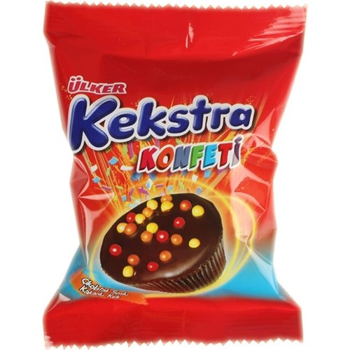 Ülker Kekstra Konfeti Kakaolu Kek 38Gr (Ü77401) 24�Lü Fiyatı