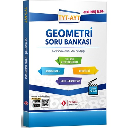 Sonuç Yayınları TYT-AYT Geometri Soru Bankası 2020-2021 Kitabı