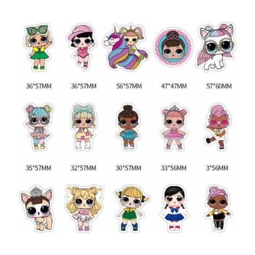 Cosy Home Gift Çocuk Bebek Odası Lol Bebek 100 Adet Renkli