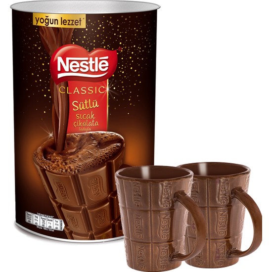 Nestle Sıcak Çikolata 1750 gr + 2'li Kupa Fiyatı