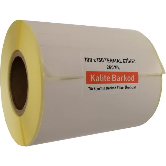 Kalite Barkod Termal Etiket 100x150 6 Rulo