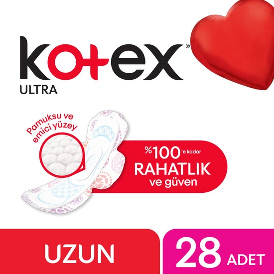 Kotex Ultra Uzun Ped 28'li