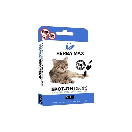 Herba Max Bitkisel Kedi Ense Damlası 5 x 2ml Fiyatı