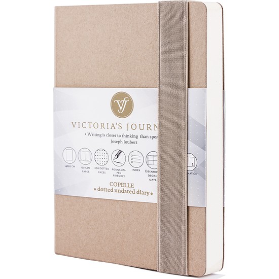 Victoria's Journals Copelle Kraft Bloknot 14 x 21 cm