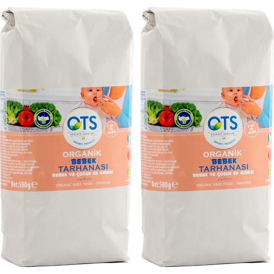 Ots Organik Bebek Tarhanası 500 gr 2�li Set Fiyatı