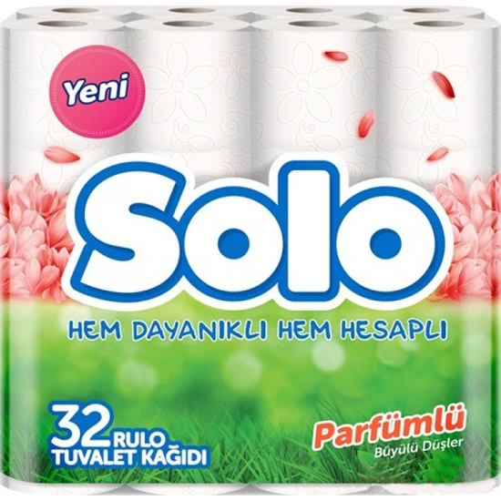 Solo (Parfümlü) Tuvalet Kağıdı 32'Li -3'Lü