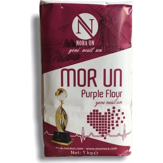 Nora Mor Un - Besin Değeri Yükseltilmiş Un - 1 kg