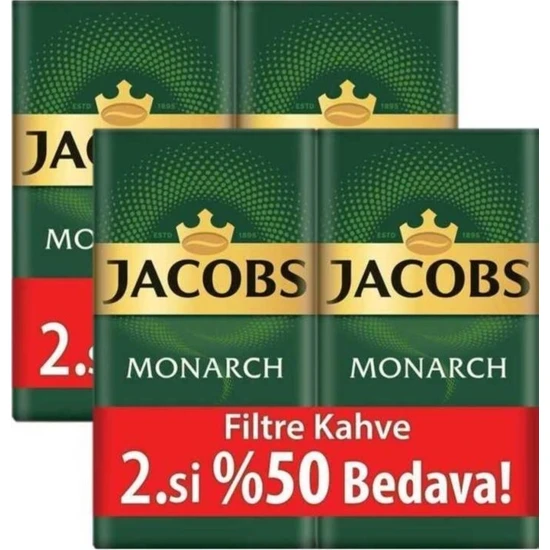 Jacobs Monarch Filtre Kahve 2 x 500 gr (2'li Set)