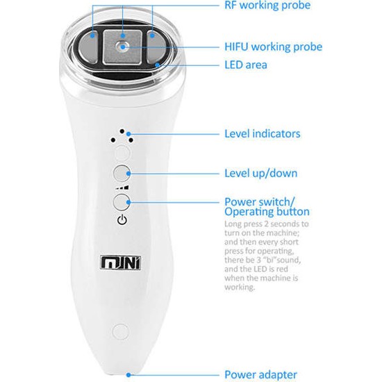 Mini Hifu Rf Mezoterapi Cilt Temizleme Yenileme Yüz Masaj Fiyatı