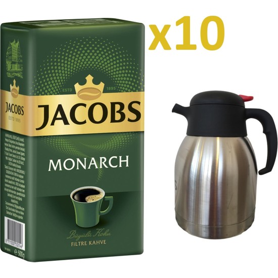 Jacobs Monarch Filtre Kahve 500 gr 10�lu + 1,5 Lt Termos Fiyatı