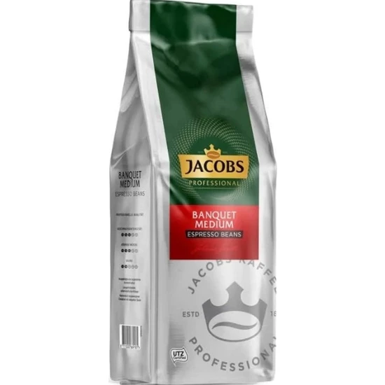 Jacobs Cafe Crema (Banquet Medium) Çekirdek Kahve 1 Kg