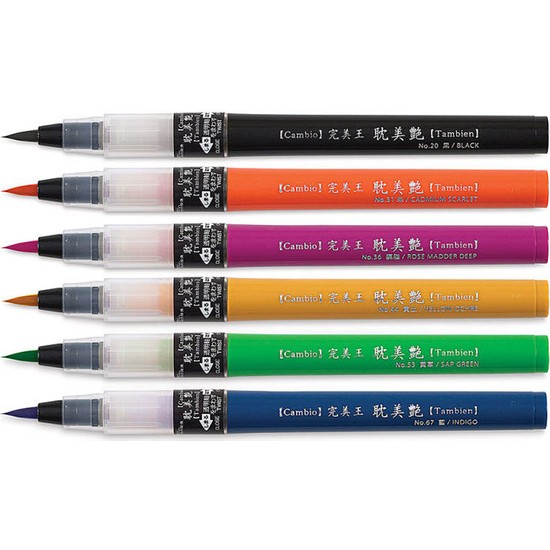 Zig Kuretake Cambio Tambien Brush Pen Fırça Uçlu Çizim Fiyatı
