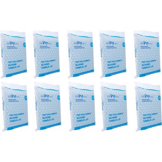 Irmak Şampuanlı Hasta Vücut Yıkama Temizleme Lifi 20LI 10 Paket