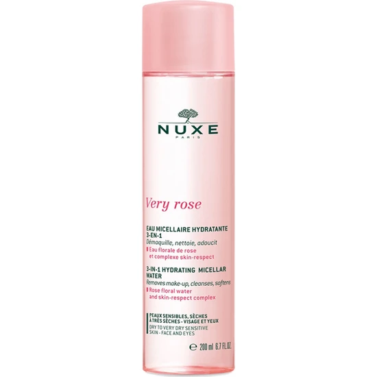 Nuxe Very Rose 3 In 1 Nemlendirici Temizleme Suyu 200 ml